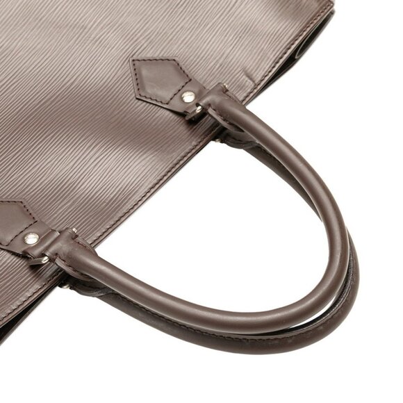 LOUIS VUITTON Brown Leather Tote Bag - Picture 4 of 11